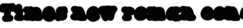 Times new roman condensed bold字体转换
